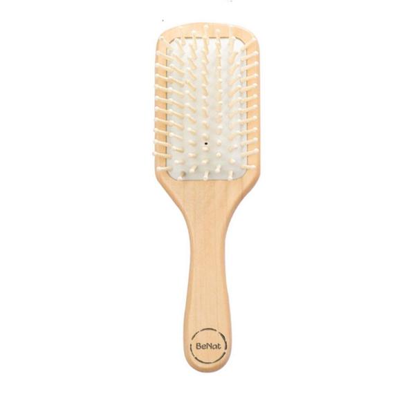 Brosse démélante en bambou - massage du cuir chevelu & soin naturel