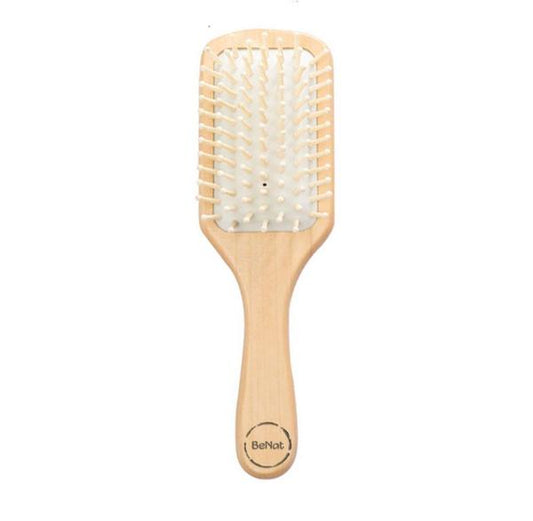 Brosse démélante en bambou - massage du cuir chevelu & soin naturel